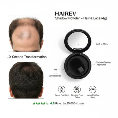 HAIREV Hair Filler | Hair Density Powder - Hairev